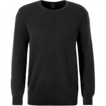 John Devin Rundhalpullover – Feinstruktur Pullover