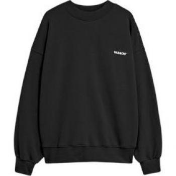 Barrow Classic Cotton Sweatshirt – S5BWUASW080 Schwarz (M), Unisex, Langärmlig