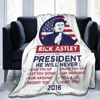 Manta de Lana Rick Astley Sofá Chic