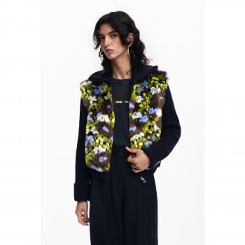 Fiori Desigual Giacca Nero XL