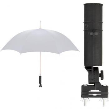 Chariot de golf avec porte-parapluie en plastique