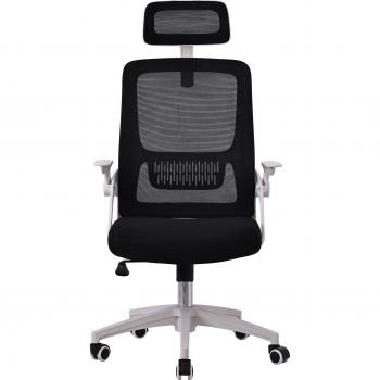 Mobilier de bureau Nest Dream Lago Noir, fauteuil à repose-chevelure