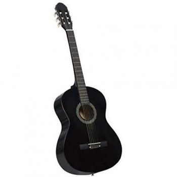 vidaXL Classical Guitar for Beginner Black 4/4 39 Basswood