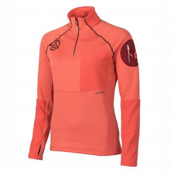 Ternua Ragger Women's Half Zip in Living Coral (XL)