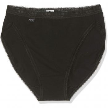 Sloggi Basic+ Tai 4p, Braguita Mujer, Talla 46, Negro
