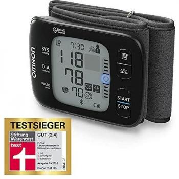 OMRON RS7 Intelli IT Bluetooth Wrist Cuff Blood Pressure Monitor **NEW**