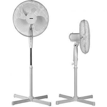 MEDION Ventilator mit Fernbedienung, 3 Stufen, 36 cm, weiß