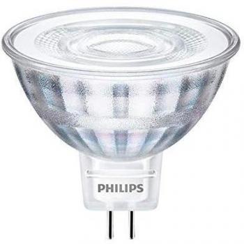 LED‑Spot A+ 5 W (GU5.3) – Philips CorePro 9LALFP03, Glas, Weiß