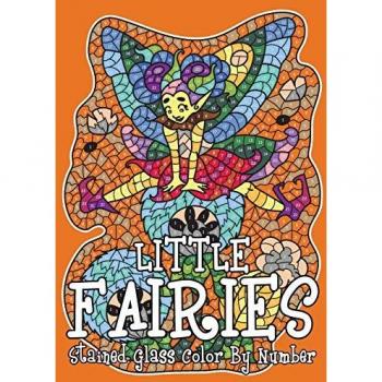 LITTLE FAIRIES: Stained Glass Color By Number
