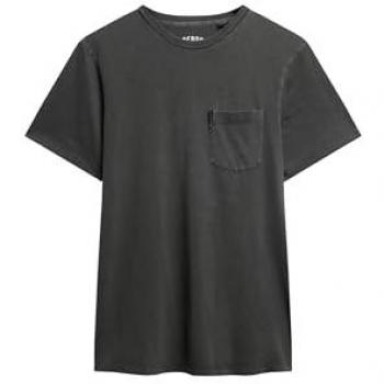 Essential Black Pocket T‑Top – Superdry M Male