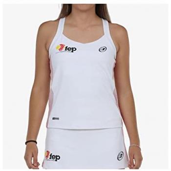 T-Shirt Exima Bullpadel Bianco L Donna