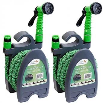 Tuyau d'arrosage Royal Gardineer – 5 m/15 m, 2 unités + pistolet multifonction