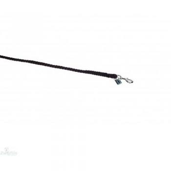 Eskadron Dunkelbrauner Anbindestrick mit vernickeltem Karabiner