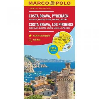 MARCO POLO Regionalkarte Costa Brava, Pyrenäen 1:300.000: Baskenland, Navarra, Aragon, Andorra, Katalonien