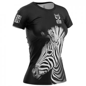 Short Sleeve Zebra Print Shirt – Women's Small