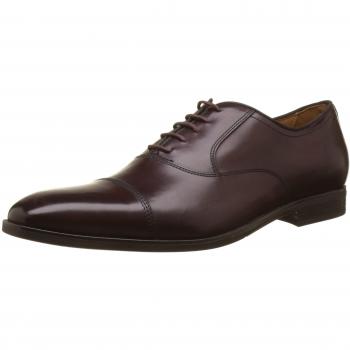 Geox U New Life E, Oxfords de piel para Hombre, Rojo