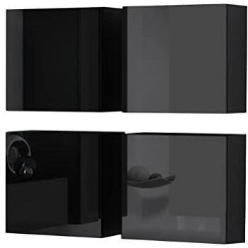 Schrank Vigo, grifflose Fronten, vierfach schwenkbar