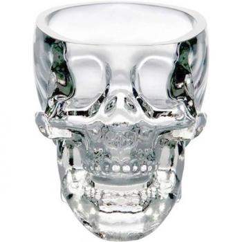 Vaso de Vino Calavera de Cristal