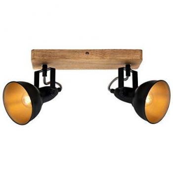 Faretto Oriented Briloner – Soffitto, Nero, 25 W