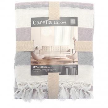 Carella Strip Throw Blanket – 127x152cm