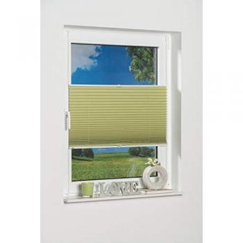 K-HOME Plissee Klemmfix Pisa, verspannt, B:60cm H:130cm