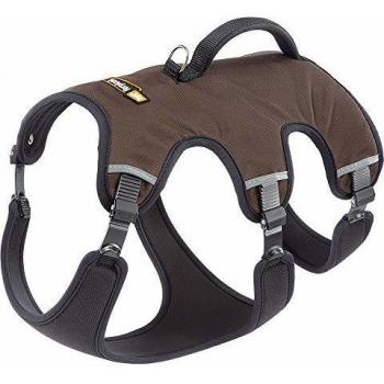 Ferplast Harnais ergonomique pour chiens de taille petite ERGOTREKKING LARGE, marron