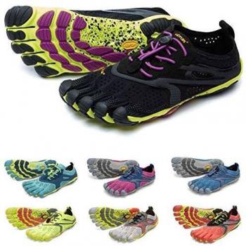 Vibram V-Run, Zapatillas de Correr Mujer, Fucsia/Blue, 38 EU