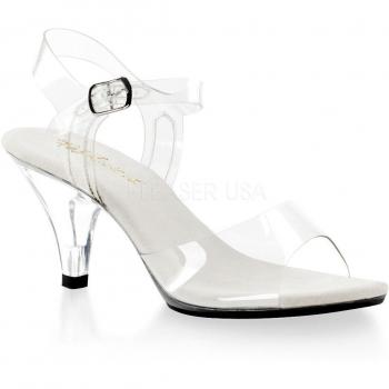Transparente Fabulicious BELLE-308 Sandaletten für Damen – High Heels