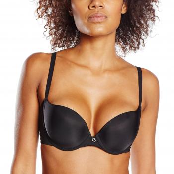 BeeDees Damen Halbschalen BH Pure Day WHP, Gr. 75E, Schwarz (BLACK 04)
