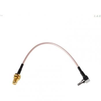 Conector SMA hembra a CRC9 con cable L29K 15 cm