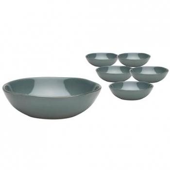 Urban Speiseteller Set – 6 × 19 cm, Steinzeug, spülmaschinen