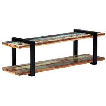 VidaXL TV Stand 51.2x15.7x15.7 Solid Wood Reclaimed