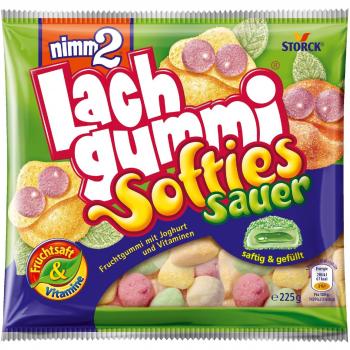 Nimm2 Sauer Softie Gummibonbons – 225 g