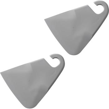 White Kitchen Scraper Pair by LEC – 2-Unit Set