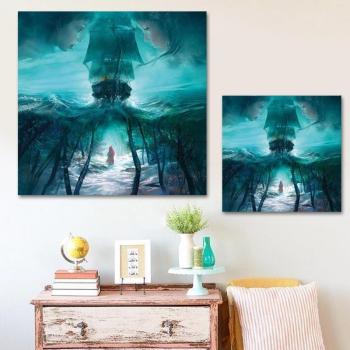 Peinture à Diamant 5D « Anges et Voiliers » pour la Maison