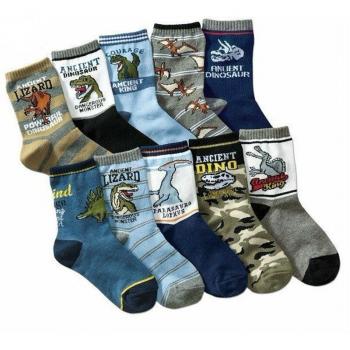 Kids' Animal Pattern Cotton Socks (3-16 years)