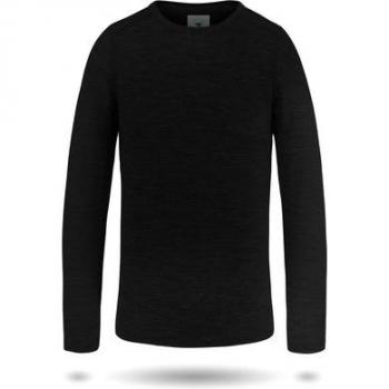 Normani Kinder Merino Broome Langarm Schwarzes Funktionsshirt 104 cm