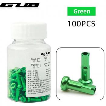 Lightweight Alloy G14 Spoke Nipples – 100 Pieces, Rustic Anodized Finish