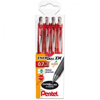 Bl77 XS EnerGel Rosso 0,7 mm (set di 4)