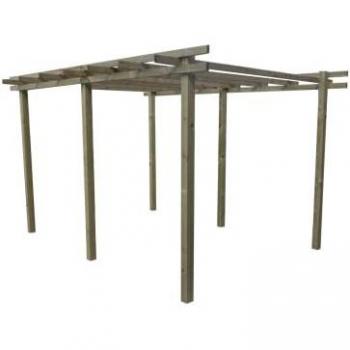 Pérgola de Madeira Tratada 3x4 m