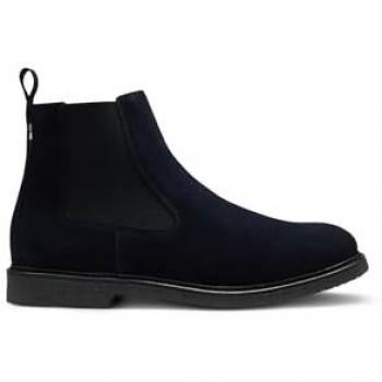 Botte Chelsea de BOSS Bleu Marine 44