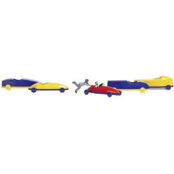 Busch 7944 A-Set Seifenkistenfahrt H0 con Figure