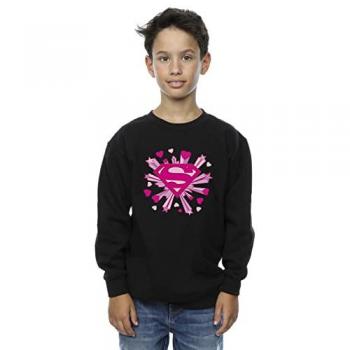 Black Superman Boys’ Logo Pullover – BI33130