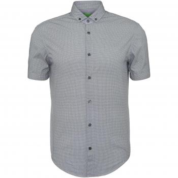 BOSS Herren‑Kurzarm‑Top C‑Bonettino 50330827 – Grau – Größe Large
