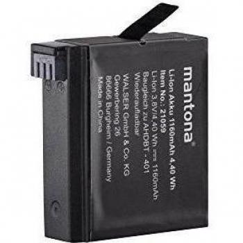 Batería Mantona para Gopro Hero 4 1160 mAh