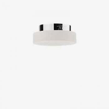 Top Light Allround Flat Deckenleuchte, chrom, Ø12 cm, für den Außenbereich, IP44