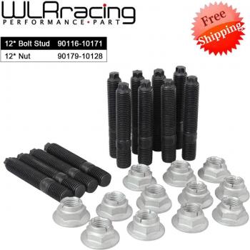 M10*1.25 Exhaust Manifold to Cylinder Head Nut Kit for Toyota 1HZ 1HD 1HDT 1KZTE