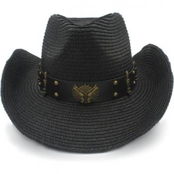 Chapeau de paille western taille 56-58cm