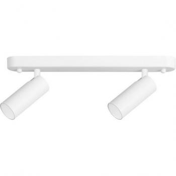 Spot Led Logos 12,6 Cm Acero Blanco