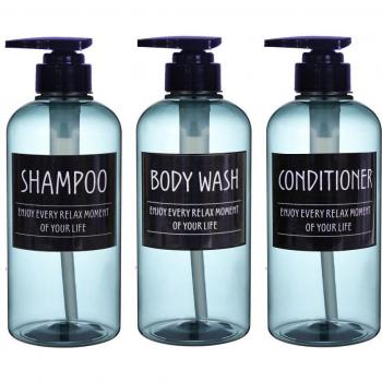 Lotion and Soap Refillable Container Trio